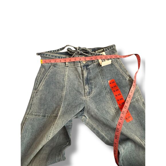 NWT Hudson Wide Leg Belted Wide-Leg Ankle Jeans Size 8 - Picture 5 of 6